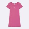 Mini-T-shirtklänning med Monogram för flickor Mini-T-shirtklänning med Monogram för flickor
