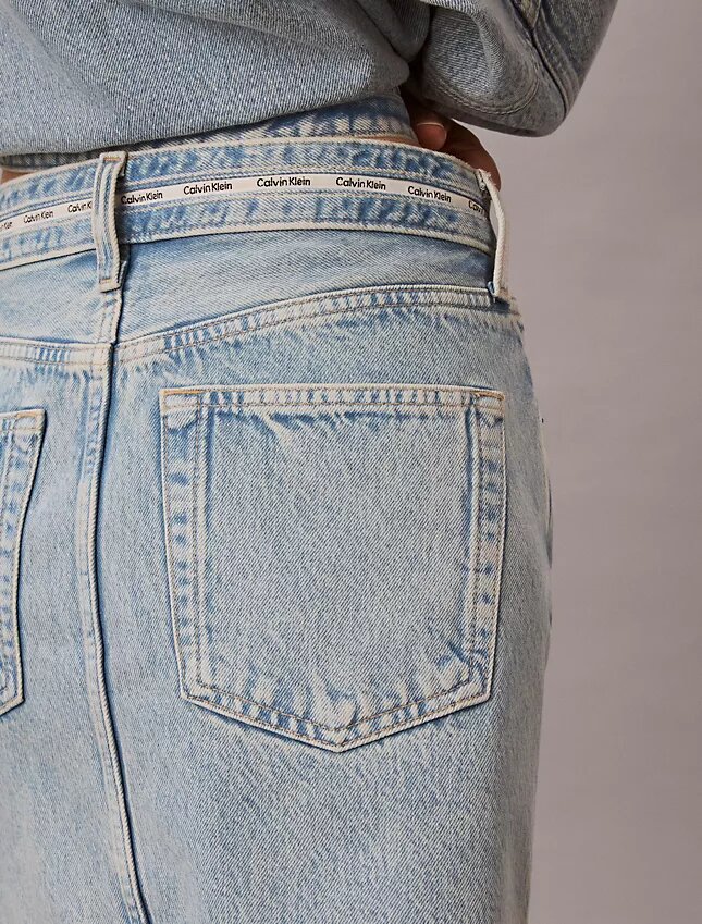 Minikjol i Denim med logotyp Minikjol i Denim med logotyp