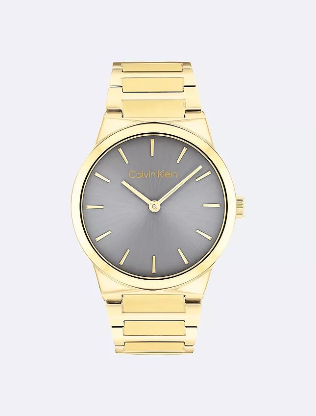 Minimalistisk klocka med integrerat länkararmband, 32 mm Minimalistisk klocka med integrerat länkararmband, 32 mm