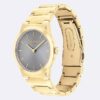 Minimalistisk klocka med integrerat länkararmband, 32 mm Minimalistisk klocka med integrerat länkararmband, 32 mm