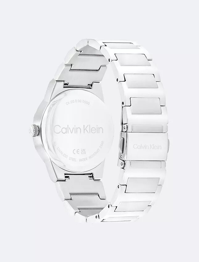 Minimalistisk klocka med integrerat länkararmband, 32 mm Minimalistisk klocka med integrerat länkararmband, 32 mm