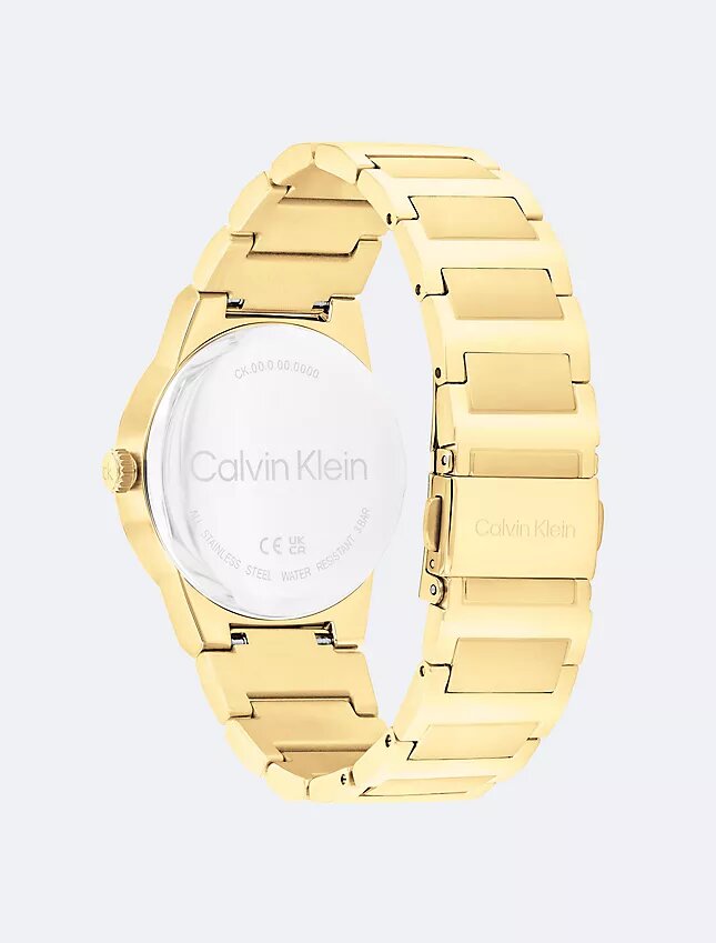 Minimalistisk klocka med integrerat länkararmband, 32 mm Minimalistisk klocka med integrerat länkararmband, 32 mm