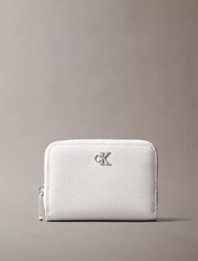 Minimalistisk plånbok med Monogram och dragkedja
