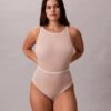 Minimalistisk Shapewear Bodysuit i mesh