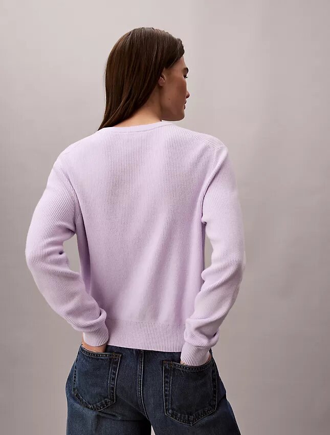 Mjuk bomullströja med Monogram Mjuk bomullströja med Monogram