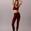 Mjuka sportleggings med abstrakt tryck och 7/8-längd Mjuka sportleggings med abstrakt tryck och 7/8-längd