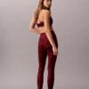 Mjuka sportleggings med abstrakt tryck och 7/8-längd Mjuka sportleggings med abstrakt tryck och 7/8-längd