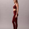 Mjuka sportleggings med abstrakt tryck och 7/8-längd Mjuka sportleggings med abstrakt tryck och 7/8-längd