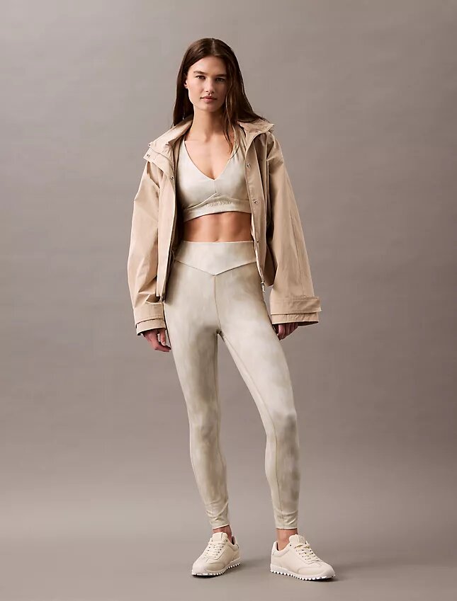 Mjuka stretchiga sportleggings med 7/8-längd Mjuka stretchiga sportleggings med 7/8-längd