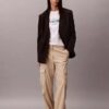 Mjuka twill-cargobyxor Mjuka twill-cargobyxor