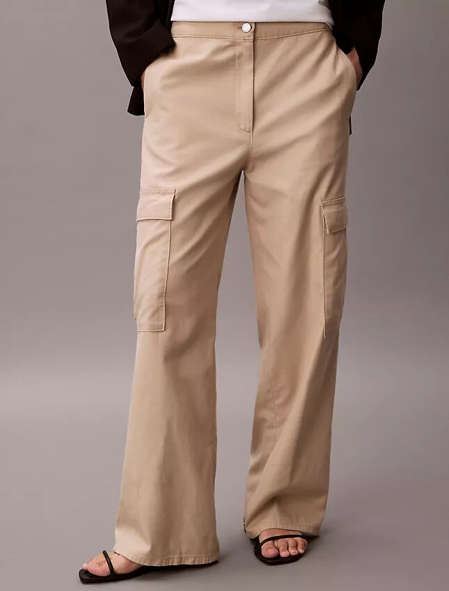 Mjuka twill-cargobyxor Mjuka twill-cargobyxor