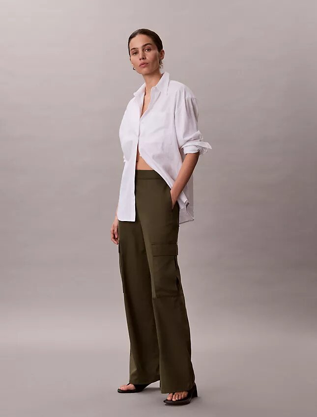 Mjuka twill-cargobyxor Mjuka twill-cargobyxor