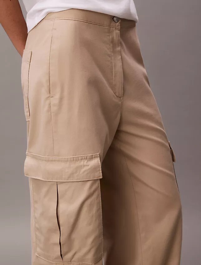 Mjuka twill-cargobyxor Mjuka twill-cargobyxor