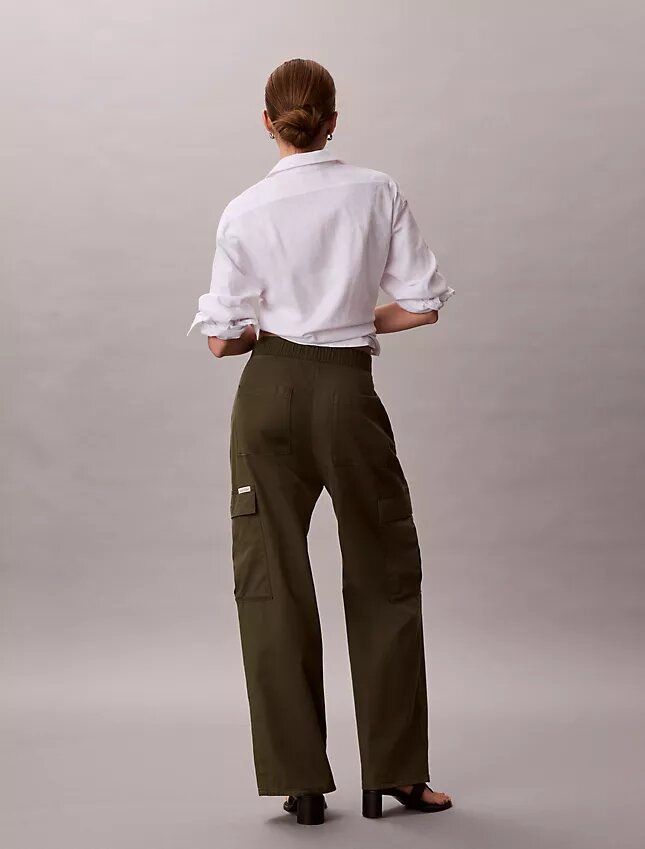 Mjuka twill-cargobyxor Mjuka twill-cargobyxor