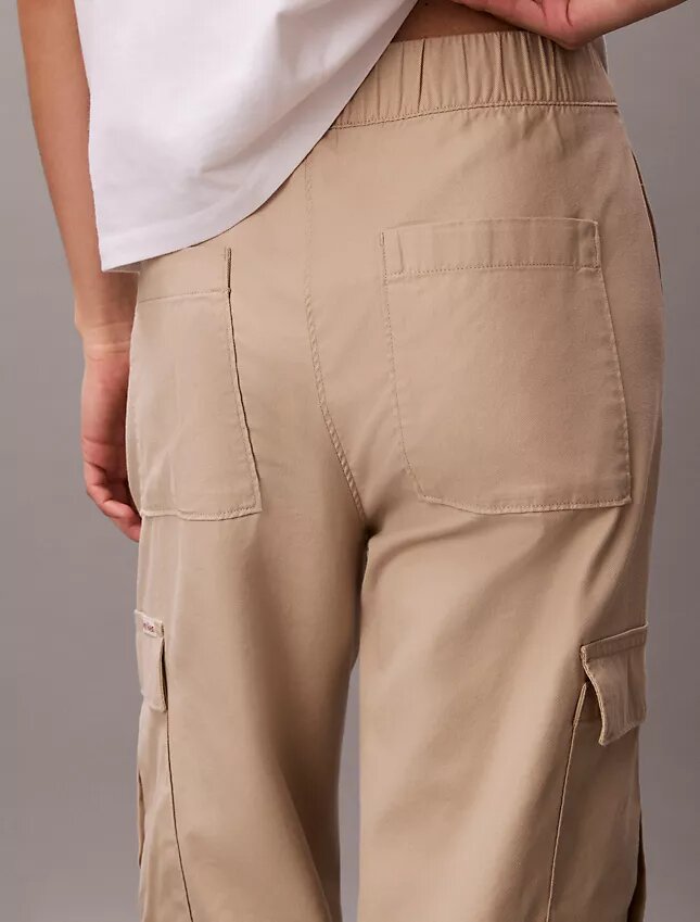 Mjuka twill-cargobyxor Mjuka twill-cargobyxor