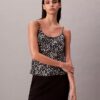 Mönstrad satin-camisole Mönstrad satin-camisole