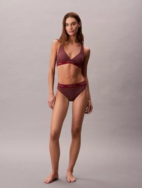 Modern logotyp, triangel-bikini-toppar med racerrygg