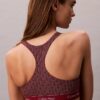 Modern logotyp, triangel-bikini-toppar med racerrygg Modern logotyp, triangel-bikini-toppar med racerrygg