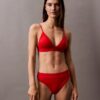 Modern triangel-bikini-toppar med logotyp Modern triangel-bikini-toppar med logotyp
