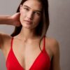 Modern triangel-bikini-toppar med logotyp Modern triangel-bikini-toppar med logotyp