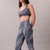 Moderna sportiga leggings med hög midja och 7/8-längd Moderna sportiga leggings med hög midja och 7/8-längd