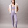 Moderna sportleggings med hög midja och 7/8-längd Moderna sportleggings med hög midja och 7/8-längd