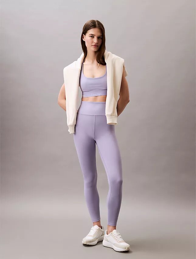 Moderna sportleggings med hög midja och 7/8-längd Moderna sportleggings med hög midja och 7/8-längd