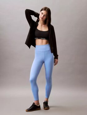 Moderna sportleggings med hög midja och 7/8-längd