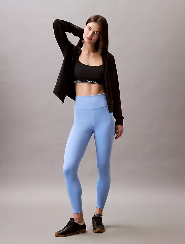 Moderna sportleggings med hög midja och 7/8-längd Moderna sportleggings med hög midja och 7/8-längd