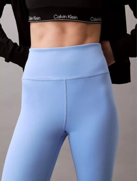 Moderna sportleggings med hög midja och 7/8-längd
