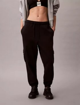 Monogram Fleece Cargo Joggers