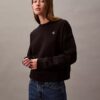 Monogram Fleece Cropped Sweatshirt