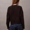 Monogram Fleece Cropped Sweatshirt