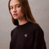 Monogram Fleece Cropped Sweatshirt