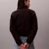 Monogram Fleece Quarter Zip Sweatshirt