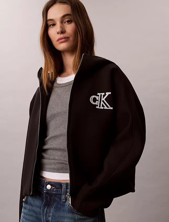 Monogram-jacka med huva Monogram-jacka med huva