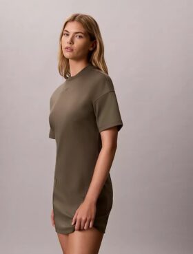 Monogram Mini Sweatshirt Klänning