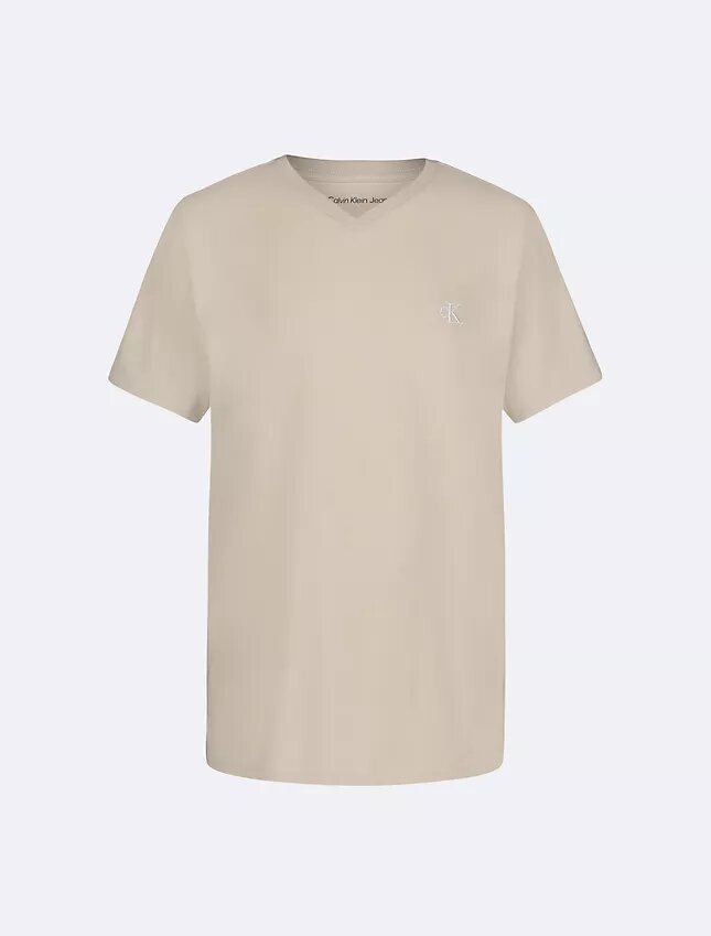 Monogram-T-shirt med V-ringning för pojkar Monogram-T-shirt med V-ringning för pojkar