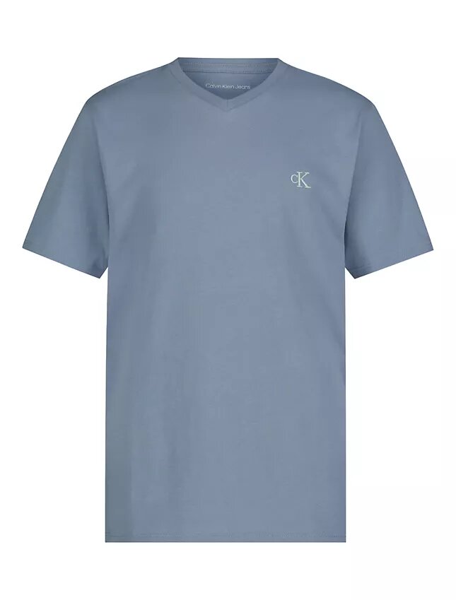 Monogram-T-shirt med V-ringning för pojkar Monogram-T-shirt med V-ringning för pojkar