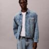 Monogram Trucker Jacket i Denim från 90-talet Monogram Trucker Jacket i Denim från 90-talet