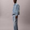 Monogram Trucker Jacket i Denim från 90-talet Monogram Trucker Jacket i Denim från 90-talet