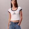 Monogramlogotyp Form Grafisk Slim T-shirt