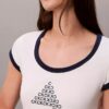 Monogramlogotyp Form Grafisk Slim T-shirt