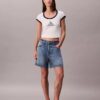 Monogramlogotyp Form Grafisk Slim T-shirt