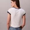 Monogramlogotyp Form Grafisk Slim T-shirt