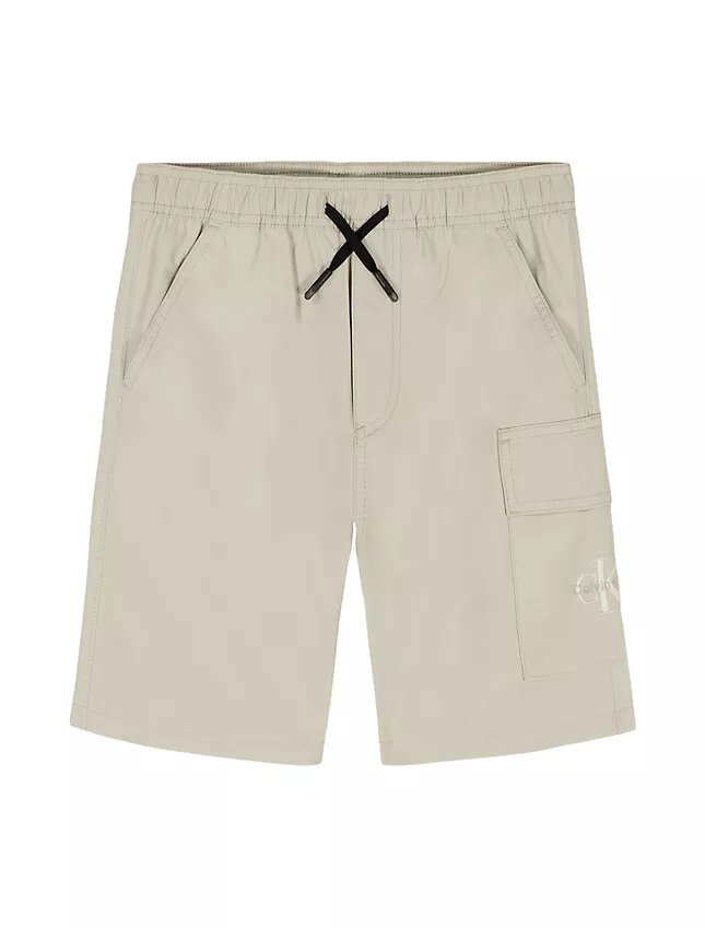 Monologo-cargoshorts med dragkedja för pojkar Monologo-cargoshorts med dragkedja för pojkar