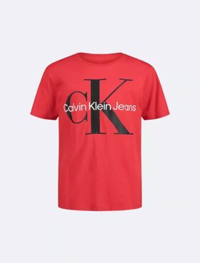 Monologo Classic T-shirt med rund hals för pojkar Monologo Classic T-shirt med rund hals för pojkar