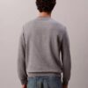 Monologo fleece-tröja med rund hals Monologo fleece-tröja med rund hals