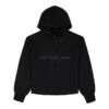 Monologo-fleecehoodie för flickor Monologo-fleecehoodie för flickor