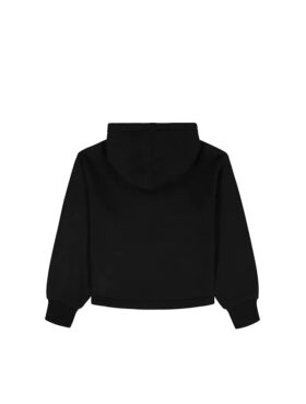 Monologo-fleecehoodie för flickor